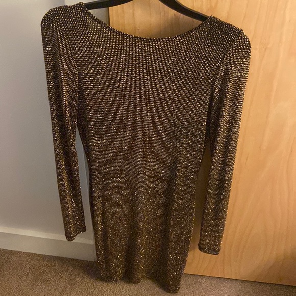 Gold Glitter Dress - Picture 1 of 2